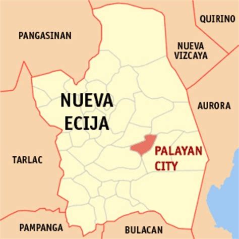 OSSCO Palayan Location Map .